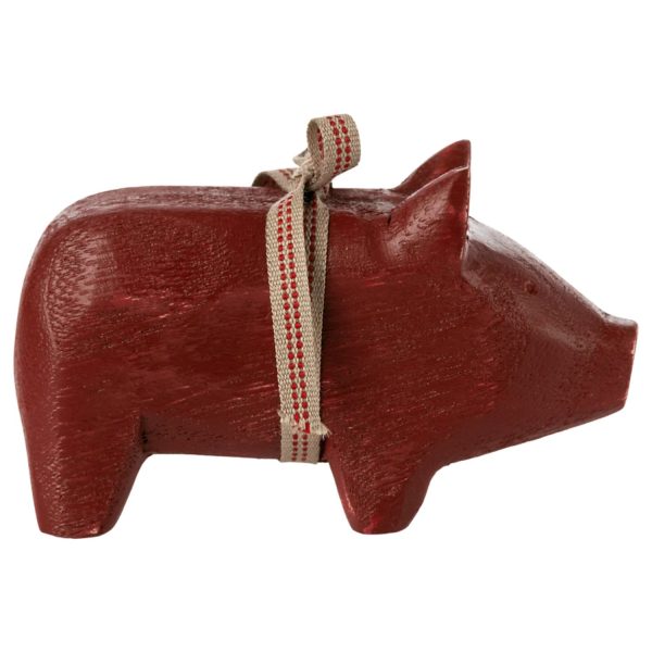 Maileg Pig, Small - Red Online Hot Sale