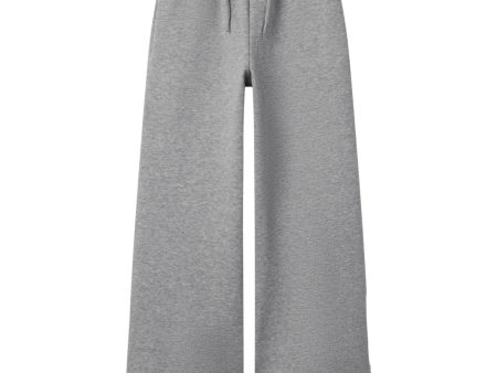 Name It Grey Melange Oanne Regular Wide Sweatpants Sale