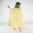 Småfolk Yellow Badeponcho Til Børn Med Æbler For Discount