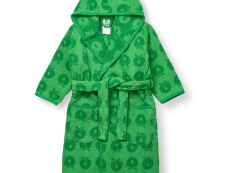 Småfolk Apple Green Bathrobe Med Æbler For Sale