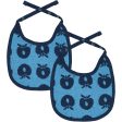 Småfolk Blue 2 Pak Lille Bib Med Æbler on Sale