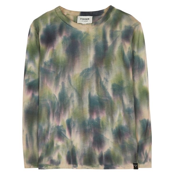 Finger In The Nose Nico Wood Cream Tie & Dye Blouse For Discount