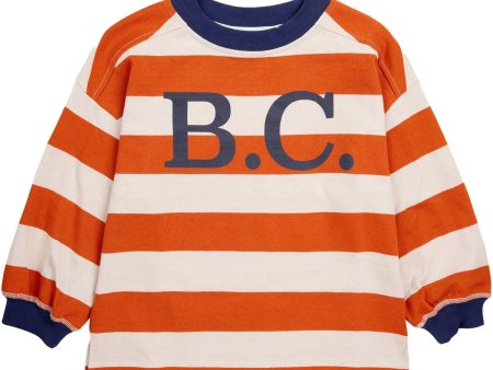 Bobo Choses Orange Bc Stripes LS T-Shirt Supply