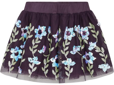 Hust & Claire Dark Plum Ninna Skirt Supply