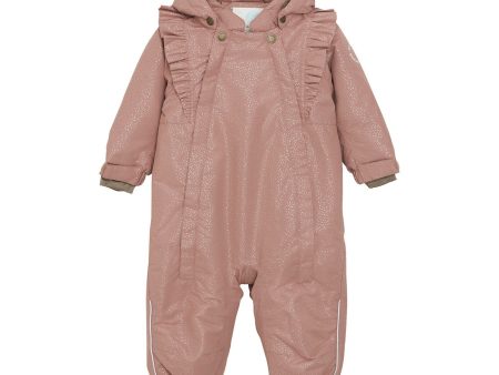 En Fant Burlwood Baby Snowsuit w. Ruffles Cheap