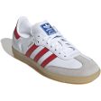 adidas Originals Cloud White Collegiate Red Gum Samba Og J Sneakers Cheap