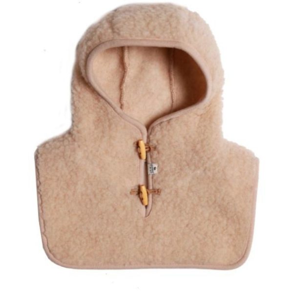 Alwero Cream Balaclava Button Hoodie on Sale