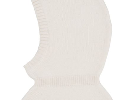 COPENHAGEN COLORS Cream Cashmere Balaclava on Sale