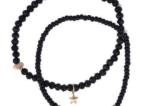 Heroes and Stars Support Bracelet - Black Cheap