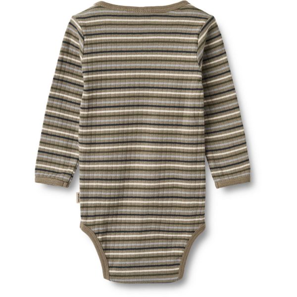 Wheat Multi Stripe Body Berti For Discount