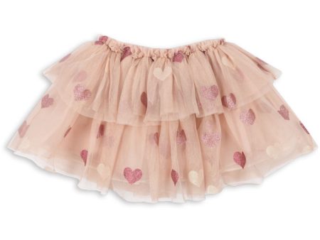 Konges Sløjd Heart Rose Glitter Tullie Skirt Hot on Sale