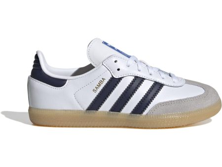 adidas Originals Cloud White Collenavy Gum3 Samba Og C Sneakers Online Sale