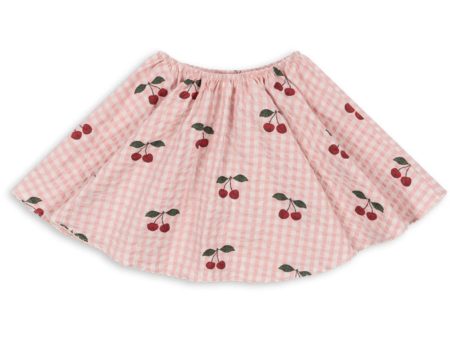 Konges Sløjd Cherry Check Kim Skirt Gots on Sale