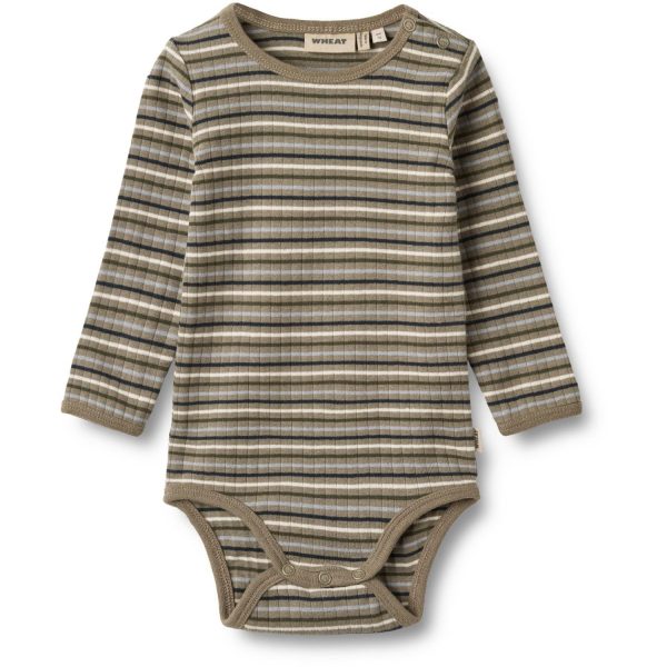 Wheat Multi Stripe Body Berti For Discount