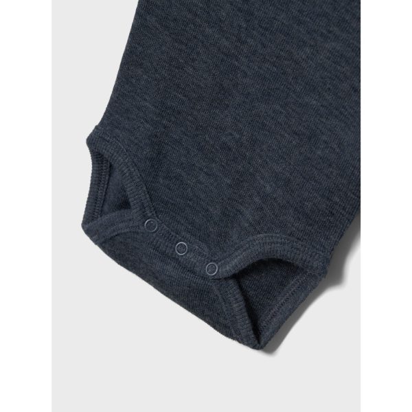 Name It Ombre Blue Wossa Wool Silk Rib Body Online now