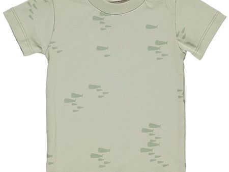 GRO Light Grey Green Norr T-shirt Online Hot Sale