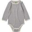 FUB Ecru Dusty Violet Baby Bodysuit Ls Sale