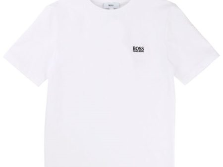 Hugo Boss Baby Boy Short Sleeves T-Shirt White on Sale