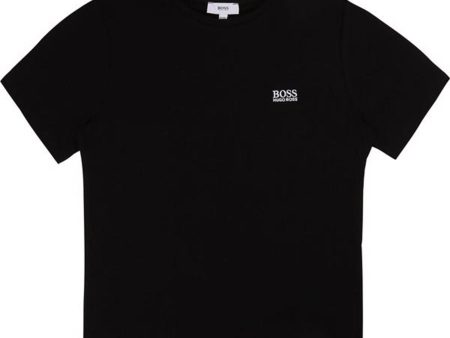 Hugo Boss Boy Tee Short Sleeves Black Online Sale