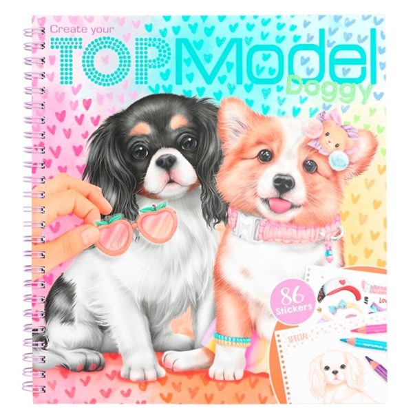 TOPModel Doggy Colouring Book Discount