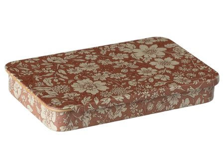 Maileg Metal box w. sliding lid, Blossom - Heather For Sale