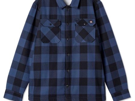 Dickies Lined Sacramento Shirt Navy Blue Online Hot Sale