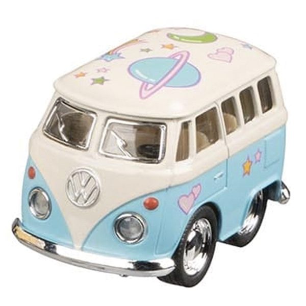 Goki Volkswagen Bus Blue w. Print Online Sale