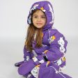 Småfolk Purple Heart Snowsuit Til Børn Med Isbjørne Supply