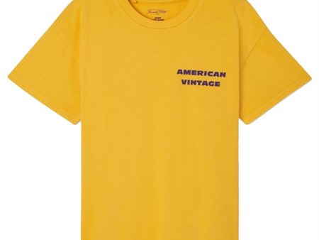 American Vintage T-shirt Fizvalley Canari Vintage on Sale