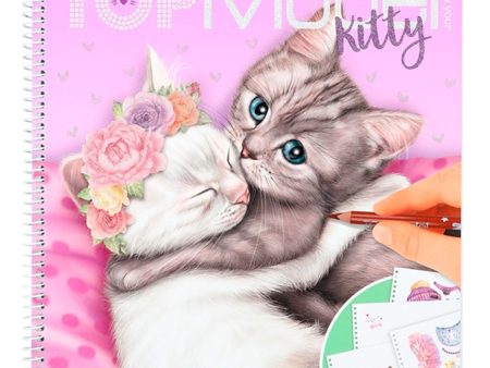 TOPModel Kitty Colouring Book Cheap