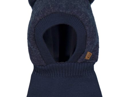 Mikk-Line Blue Nights Airwool Balaclava w Knit Sale