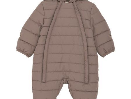 FIXONI Deep Taupe Snowsuit w. Lining Online now