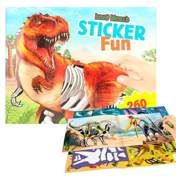 Dino World Sticker Fun Hot on Sale