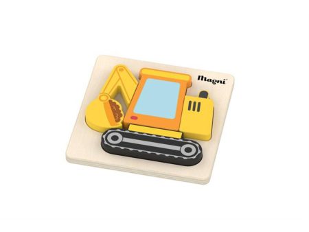 Magni Excavator puzzle, FSC 100% Online