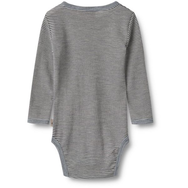 Wheat Navy Stripe Wool Body Lucca Online